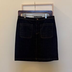 A.P.C. Dark Denim Mini Skirt